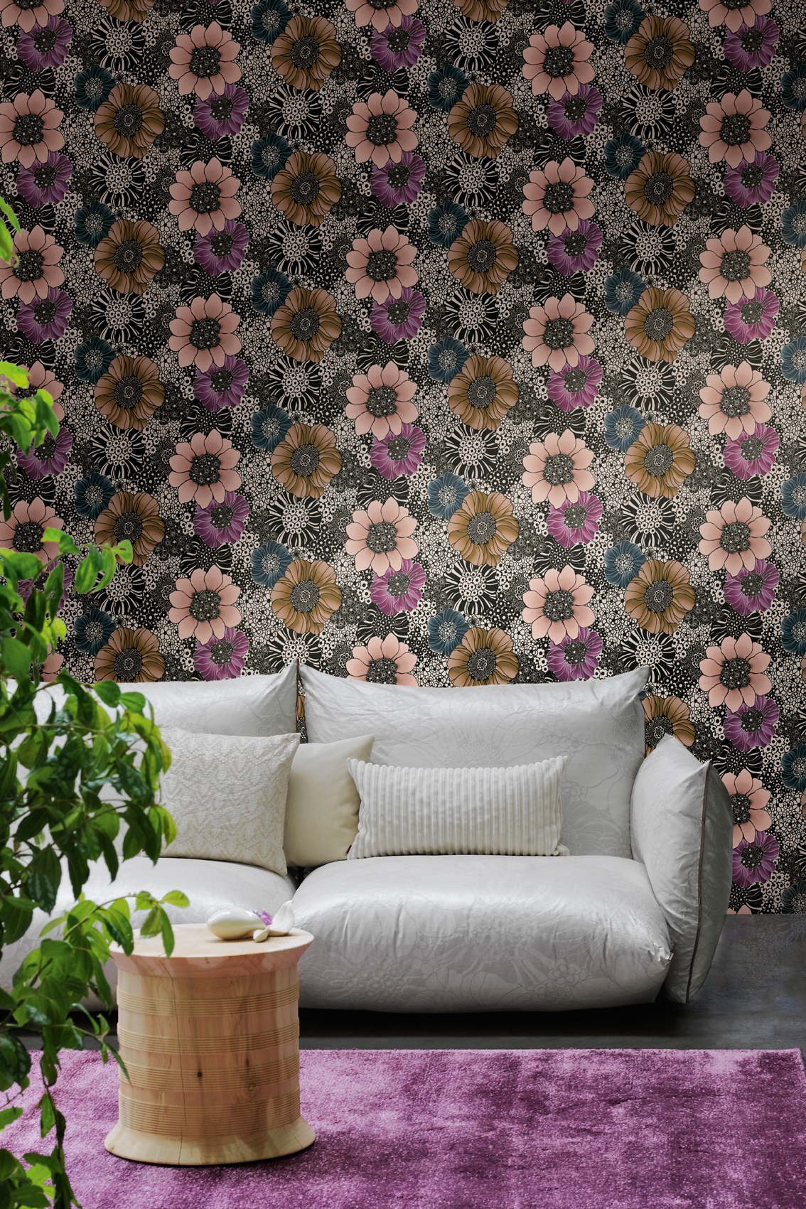 Previous - Anemone Wallpaper Missoni , HD Wallpaper & Backgrounds