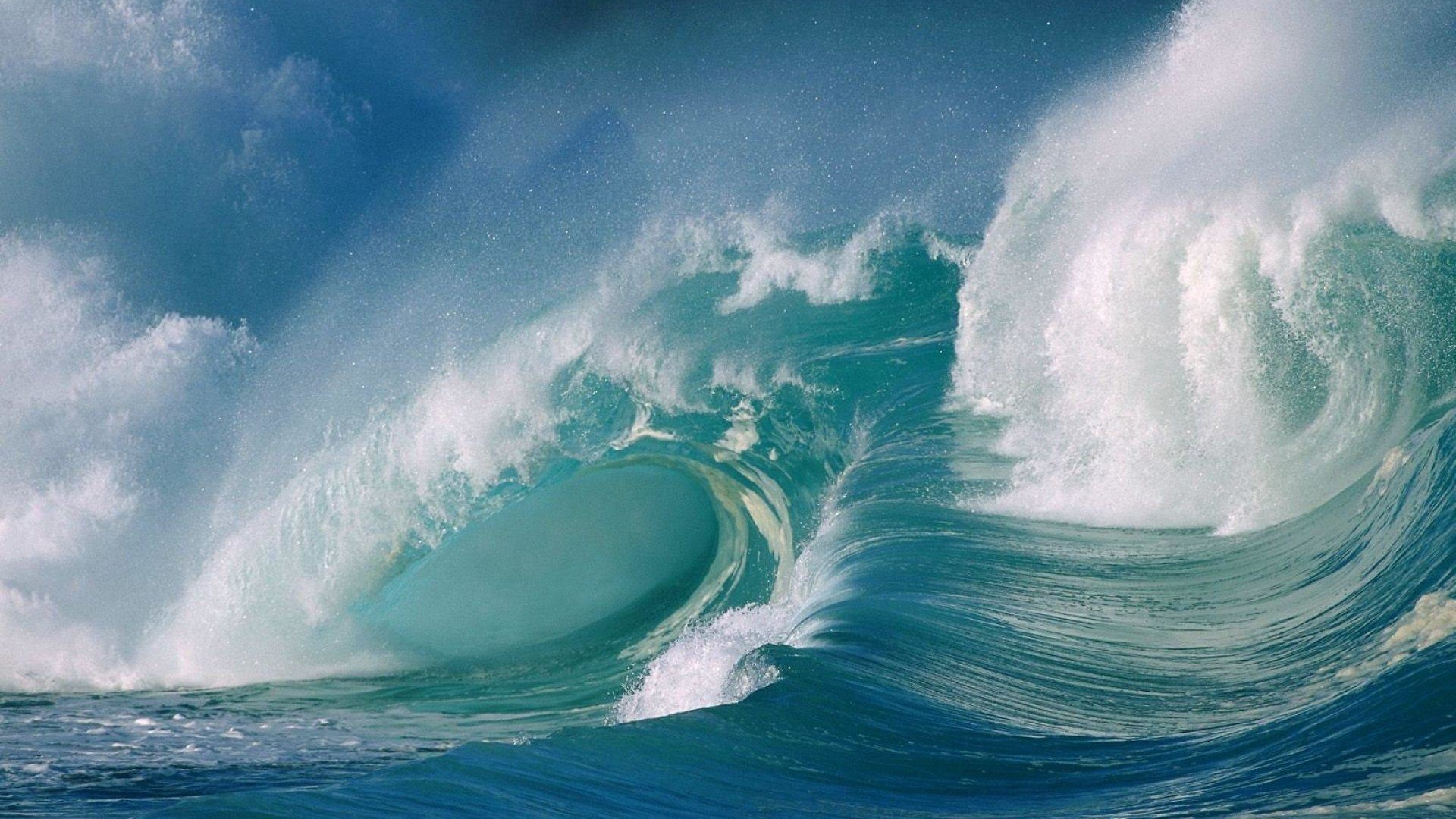 Wallpaper Download Ocean Waves, Tsunami - Ocean Waves , HD Wallpaper & Backgrounds