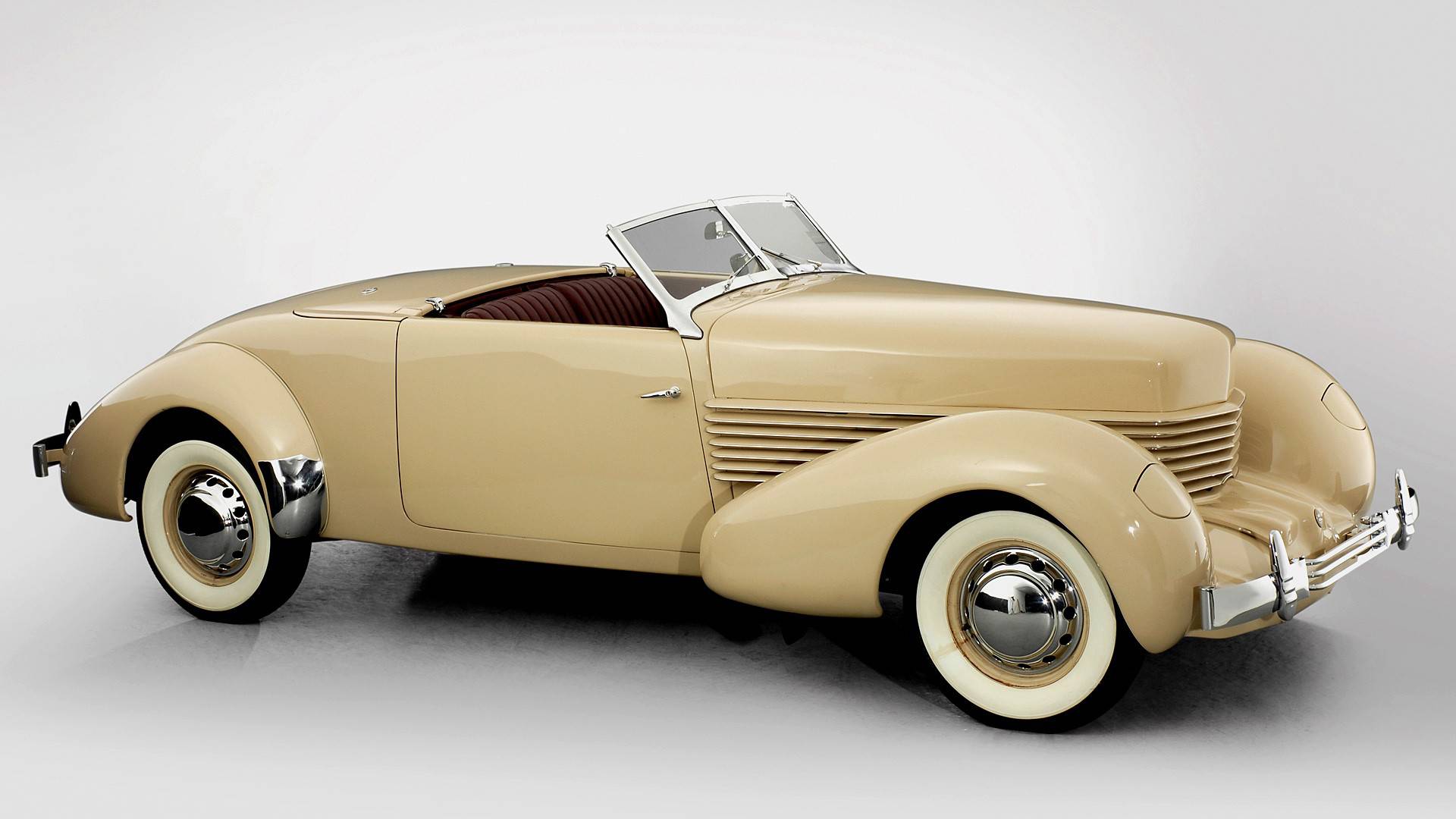 Classic Car Elegant Wallpaper - Cream Old Car , HD Wallpaper & Backgrounds