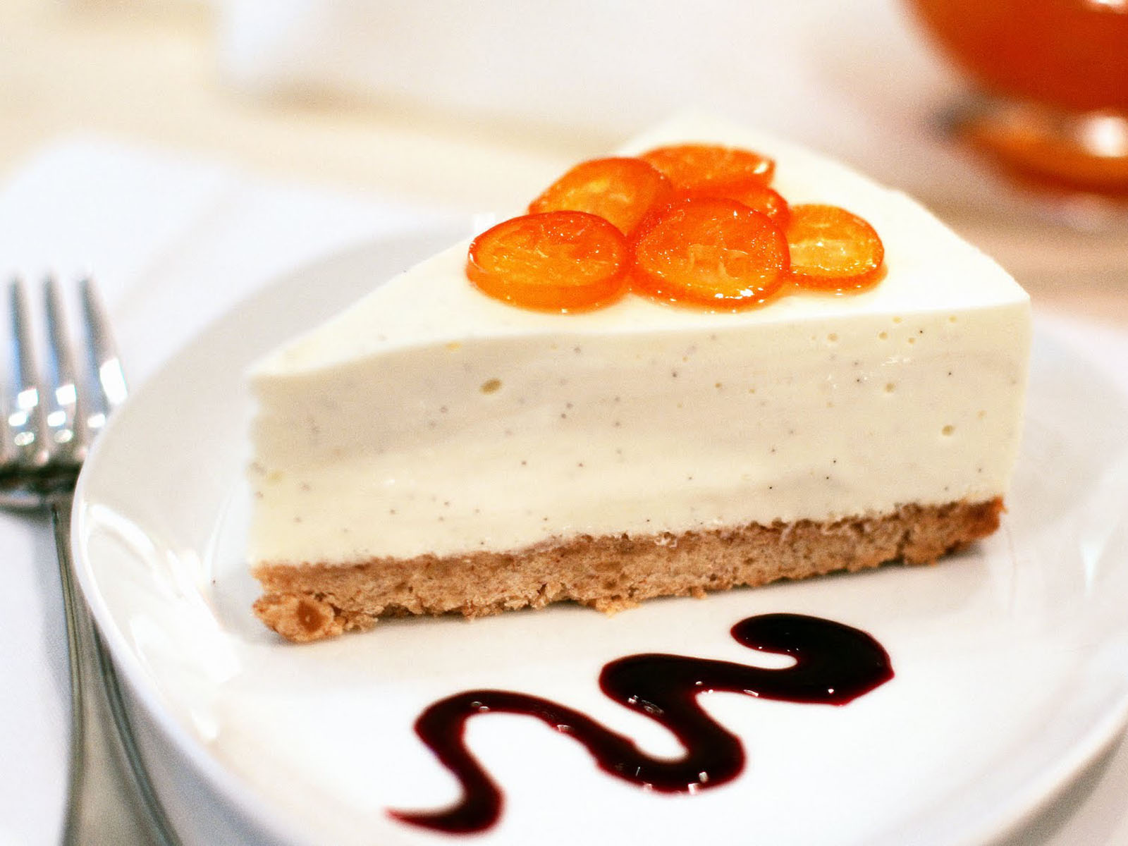 Cheesecake Wallpaper - Vanilla Bean Cheesecake , HD Wallpaper & Backgrounds