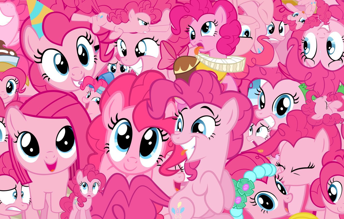 Photo Wallpaper Pink, My Little Pony, Pony, Pinkie - Little Pony Pink Wallpaper Hd , HD Wallpaper & Backgrounds