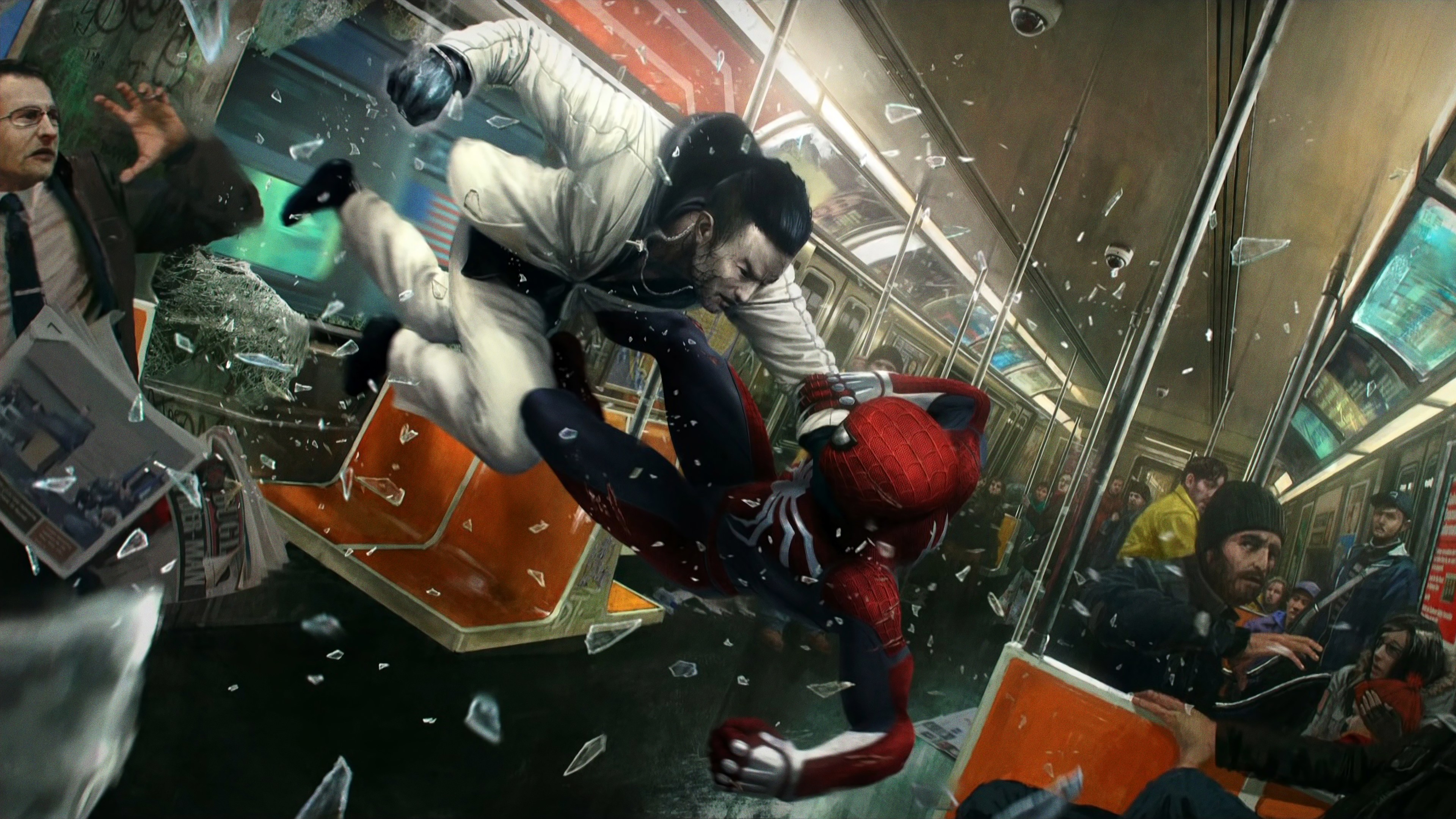 Mister Negative Marvel's Spider-man Ps4 4k Wallpaper - Spiderman Vs Mr Negative , HD Wallpaper & Backgrounds