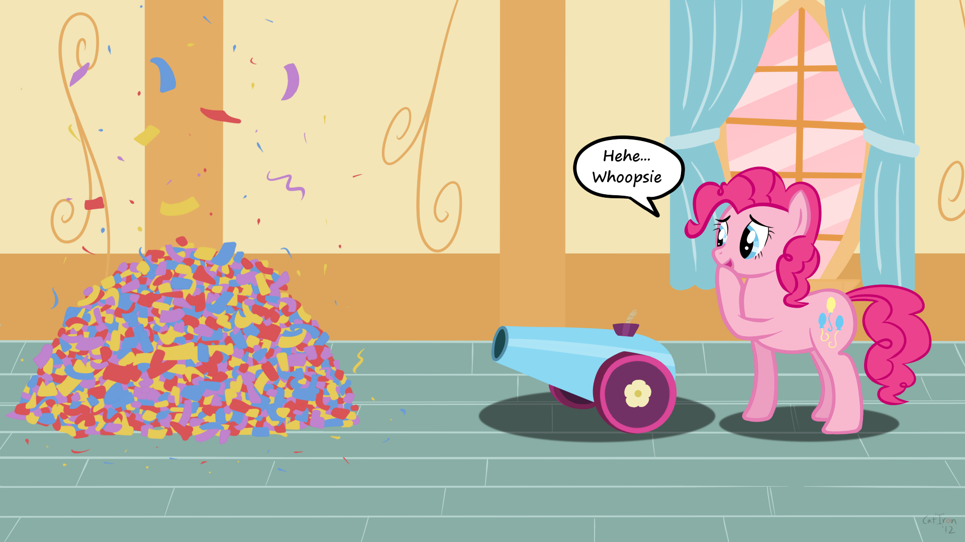 Hd Wallpaper Of Party My Little Pony Ponies Confetti , HD Wallpaper & Backgrounds