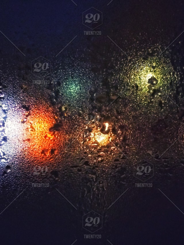 Stock Photo, Wet, Window, Colorful, Dark, Texture, - Darkness , HD Wallpaper & Backgrounds