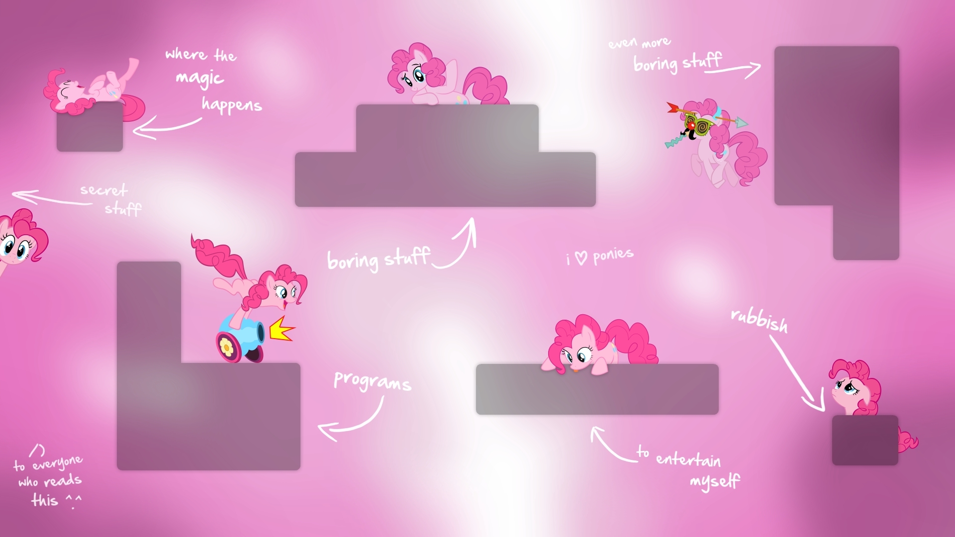 Pinkie Pie - Mlp Desktop Background , HD Wallpaper & Backgrounds