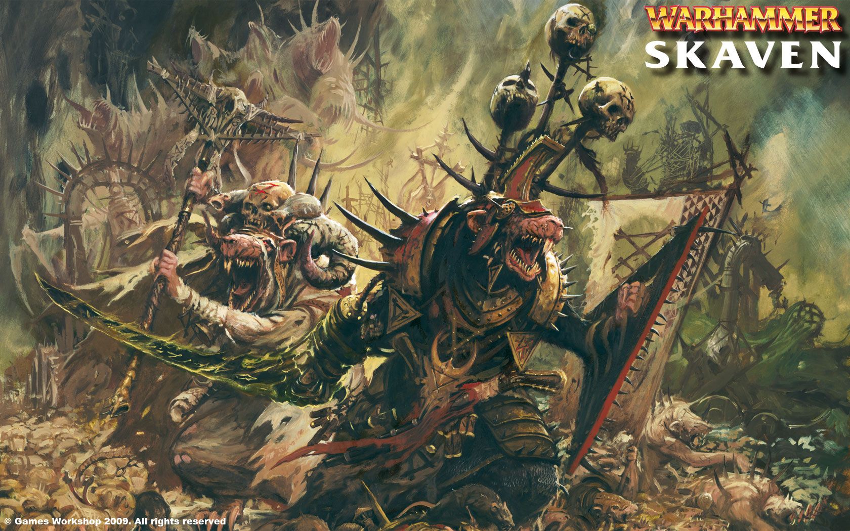 Image Result For Skaven Wallpaper - Warhammer Skaven , HD Wallpaper & Backgrounds
