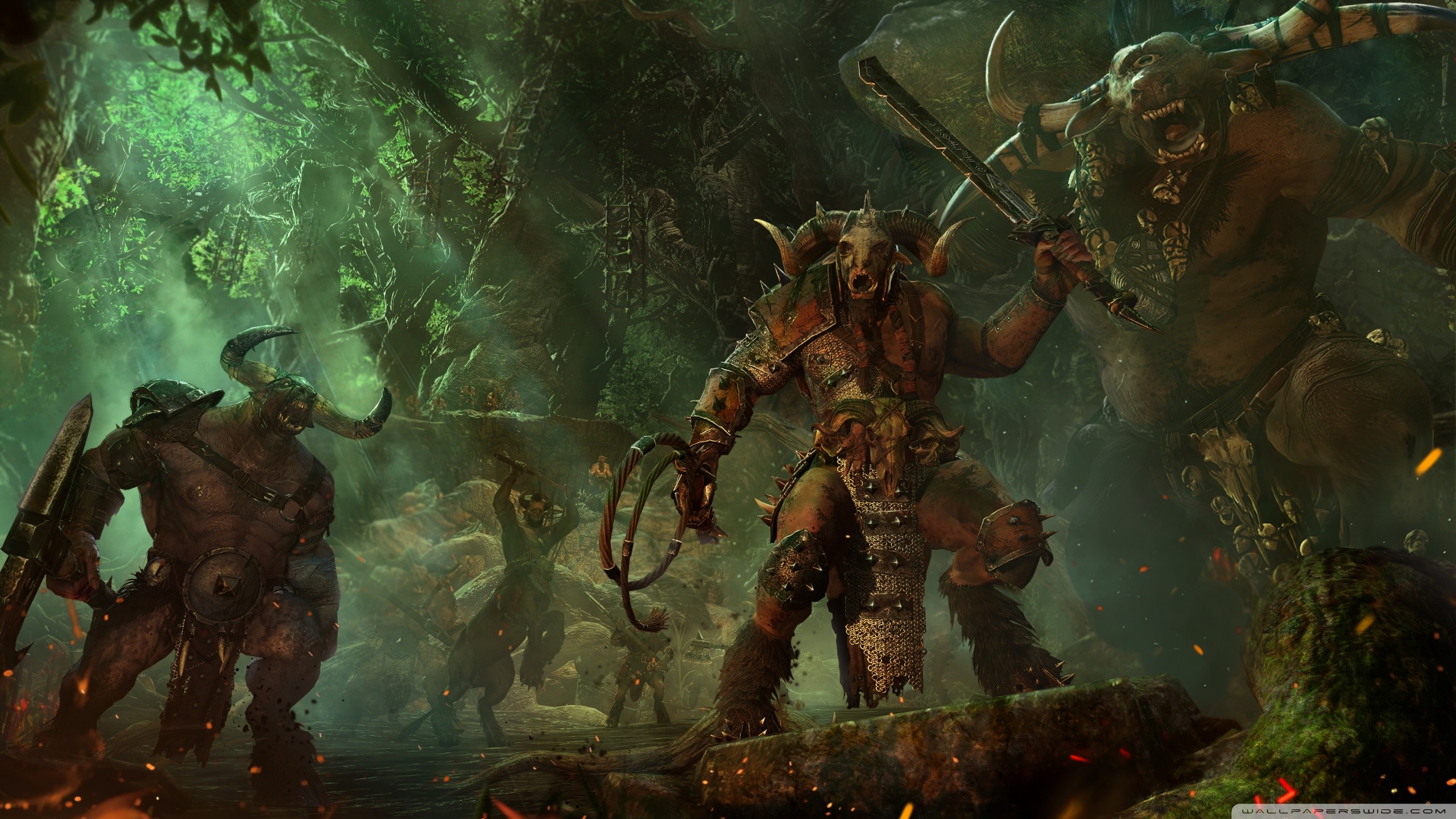 Total War - Total War Warhammer Call Of The Beastmen , HD Wallpaper & Backgrounds