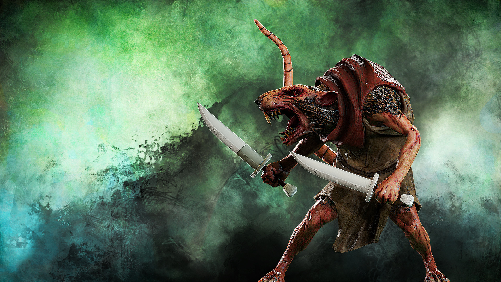 Warhammer Quest - Warhammer Skaven Clanrat Art , HD Wallpaper & Backgrounds