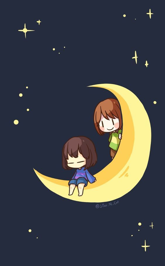 Frisk And Chara - Undertale Wallapers Chara And Frisk Phone , HD Wallpaper & Backgrounds