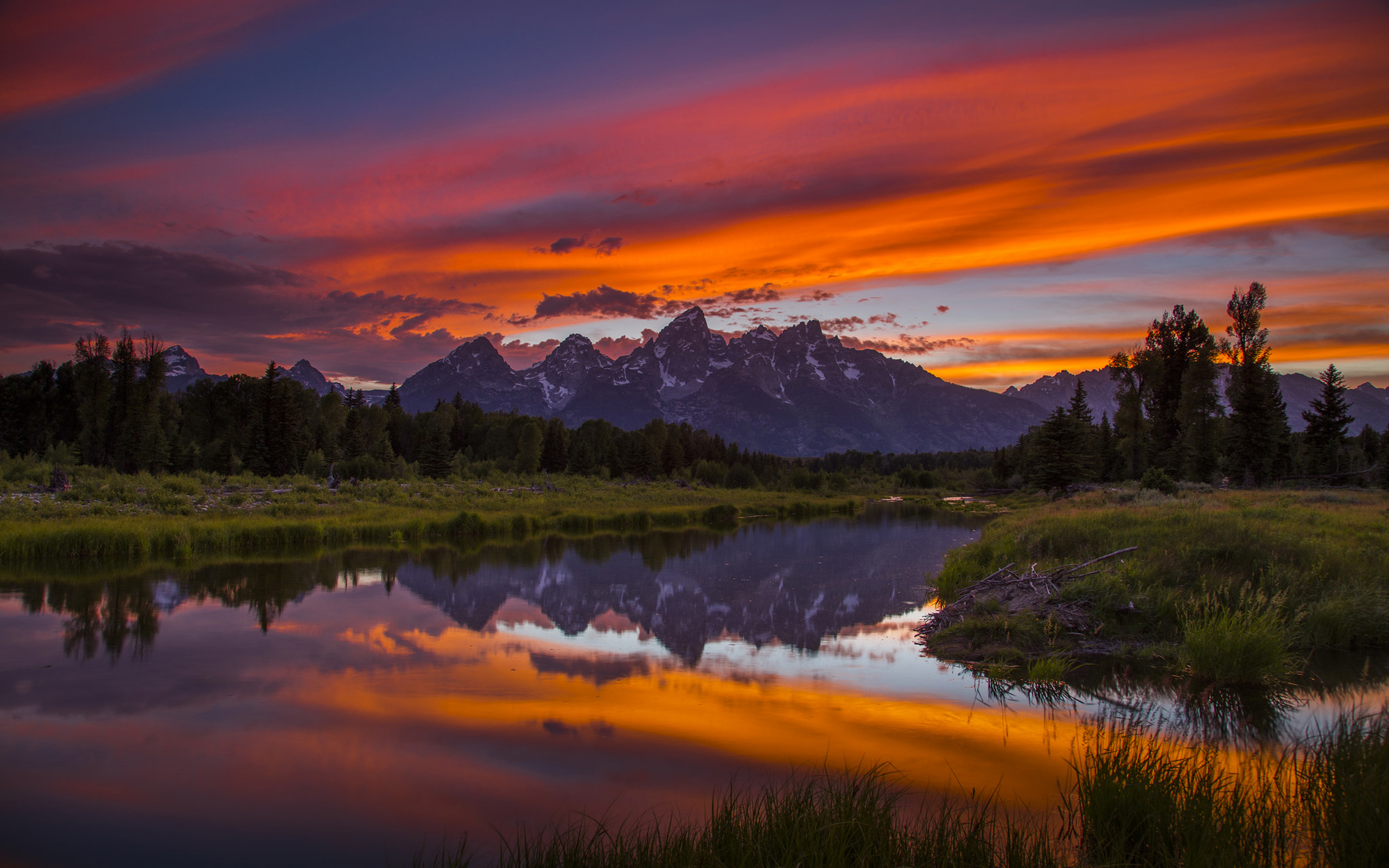 Grand Teton National Park Sunset , HD Wallpaper & Backgrounds