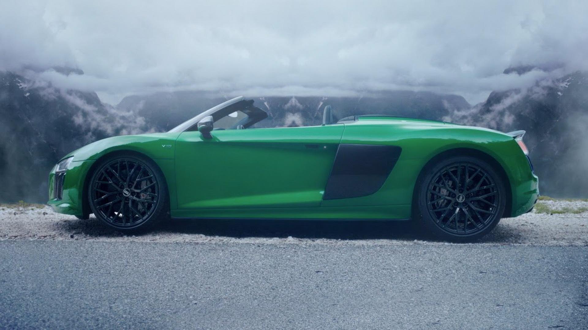Audi R8 Spyder V10 Plus Ad Might Make You Dizzy Gt - Audi R8 , HD Wallpaper & Backgrounds