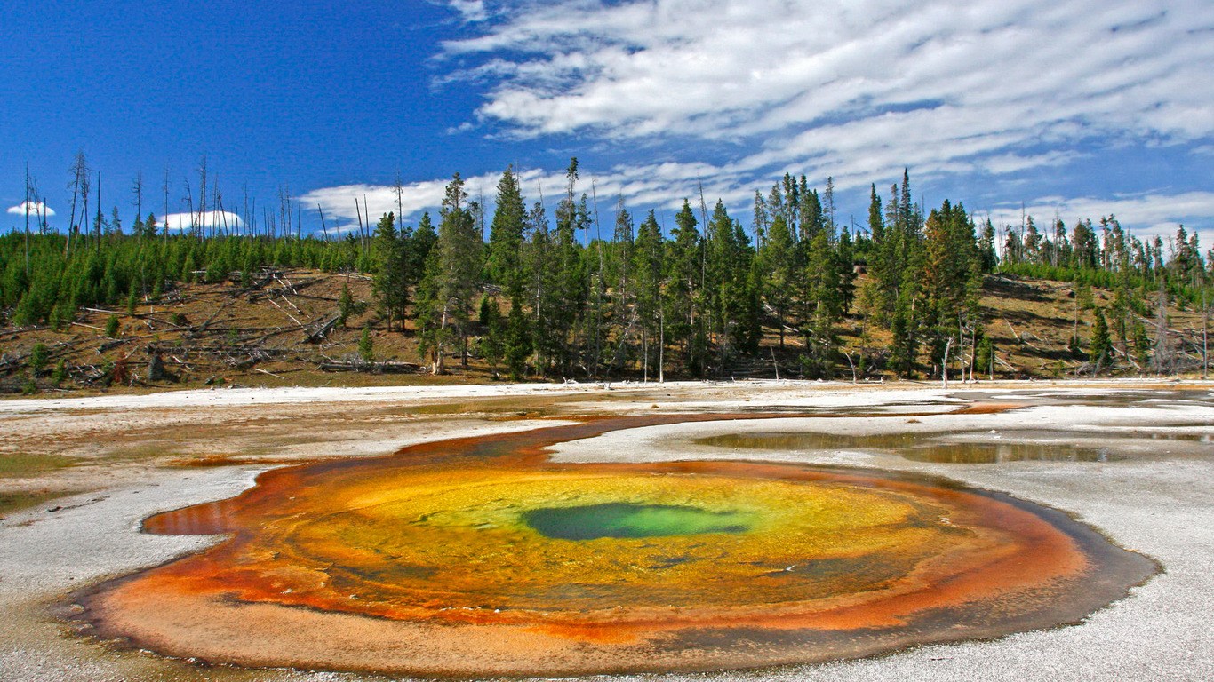 Right Click On This Wallpapers - Yellowstone National Park Hd , HD Wallpaper & Backgrounds