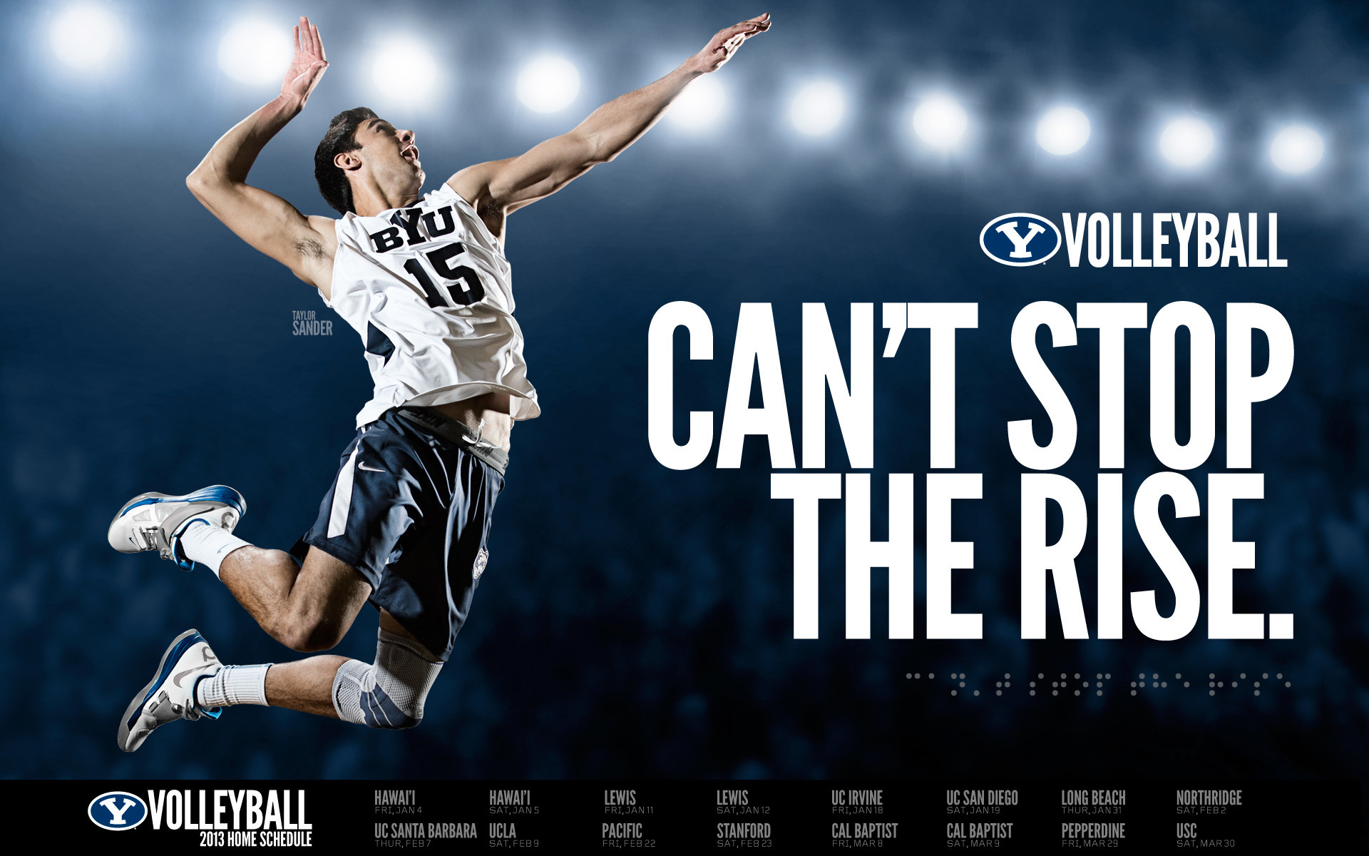 Byu Wallpaper - Volleyball Can T Stop The Rise , HD Wallpaper & Backgrounds