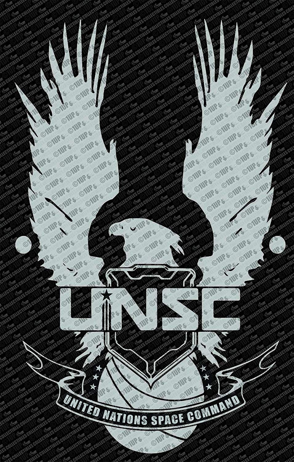 Halo Unsc Logo Wall Die Cut Vinyl Decal - Halo United Nations Space Command , HD Wallpaper & Backgrounds