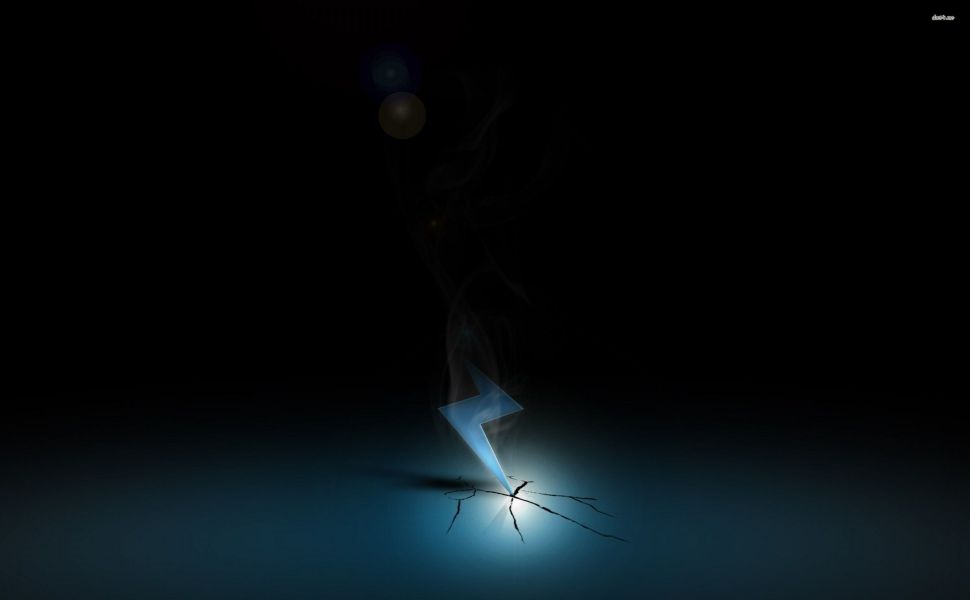 Download Smoking Lightning Bolt Windows 10 Hd Wallpaper - Lightning Bolt , HD Wallpaper & Backgrounds