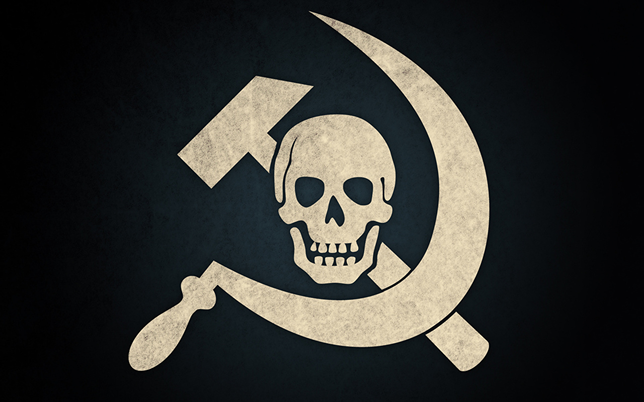 Hammer And Sickle And Skull , HD Wallpaper & Backgrounds