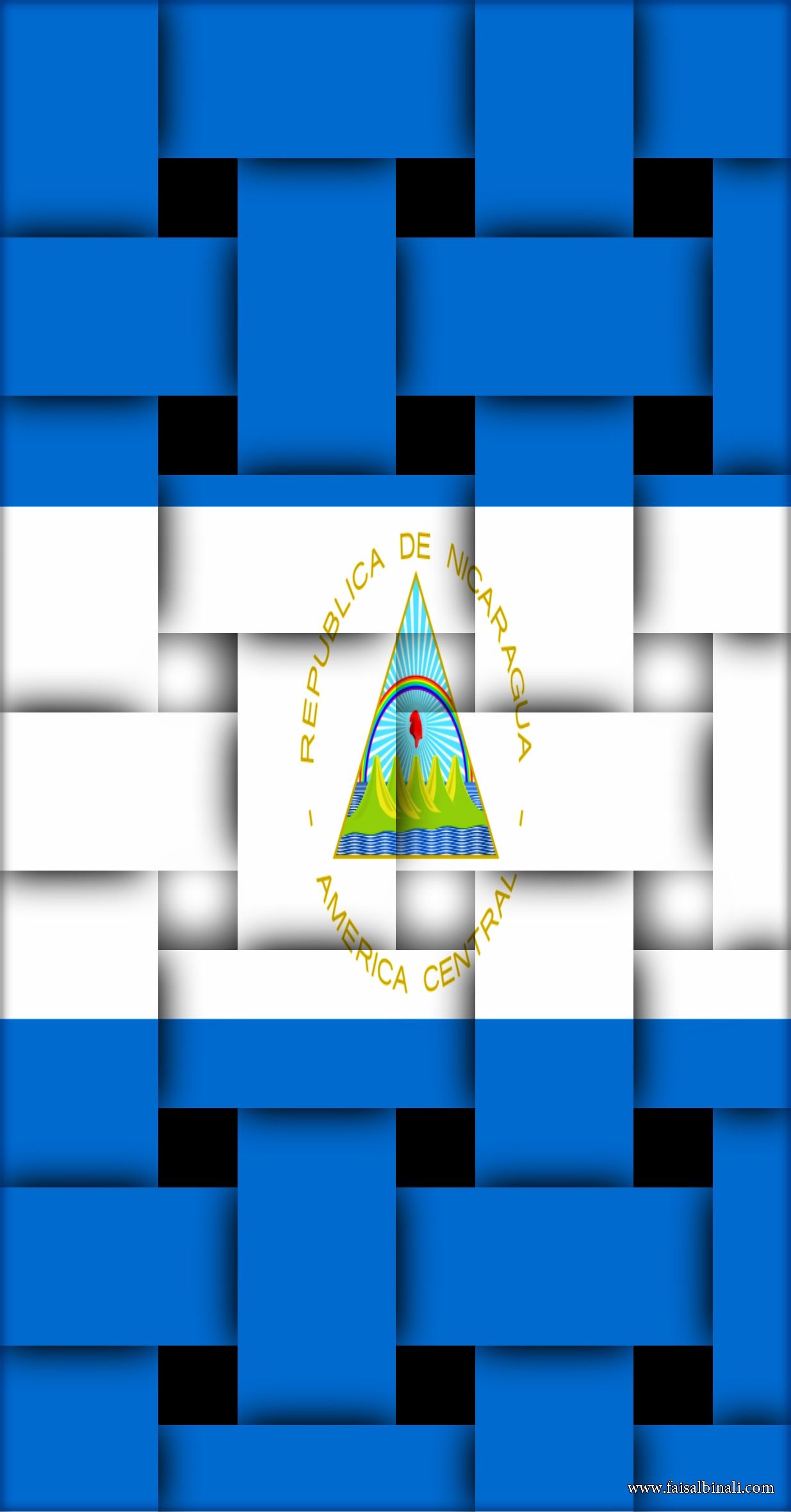 Nicaragua - Uae Flag Wallpaper Iphone , HD Wallpaper & Backgrounds