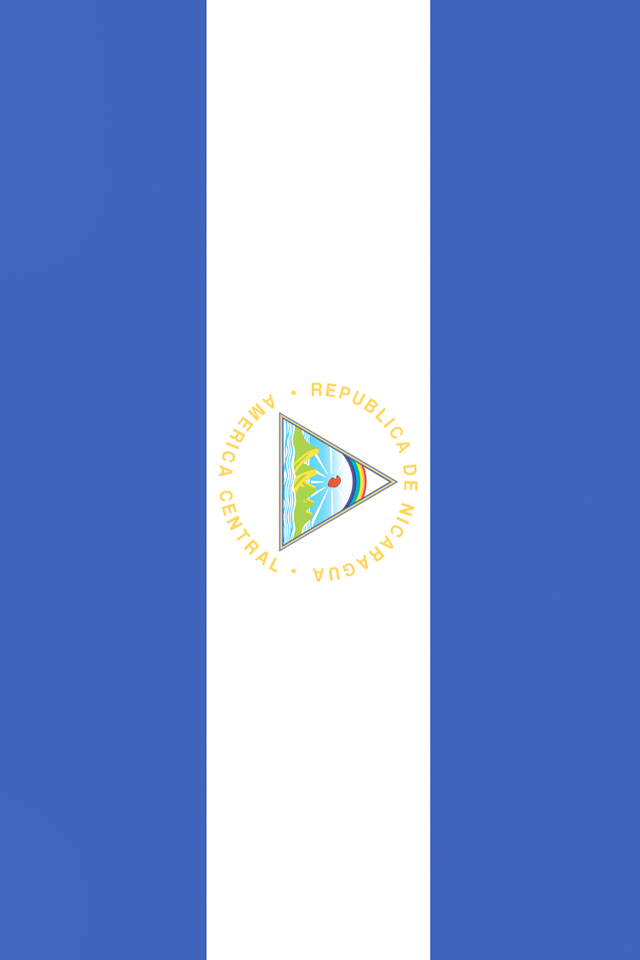 Iphone 4/4s - Nicaragua Flag , HD Wallpaper & Backgrounds
