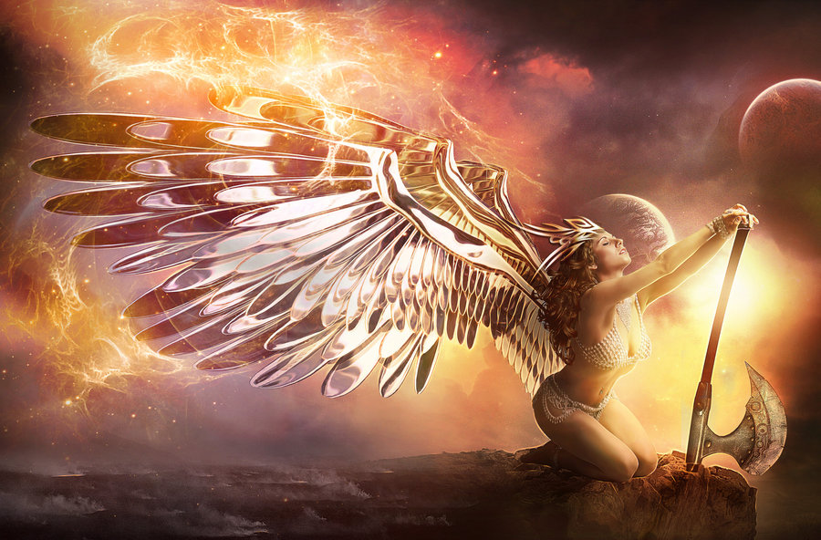 Large - Norse Mythology Valkyrie , HD Wallpaper & Backgrounds