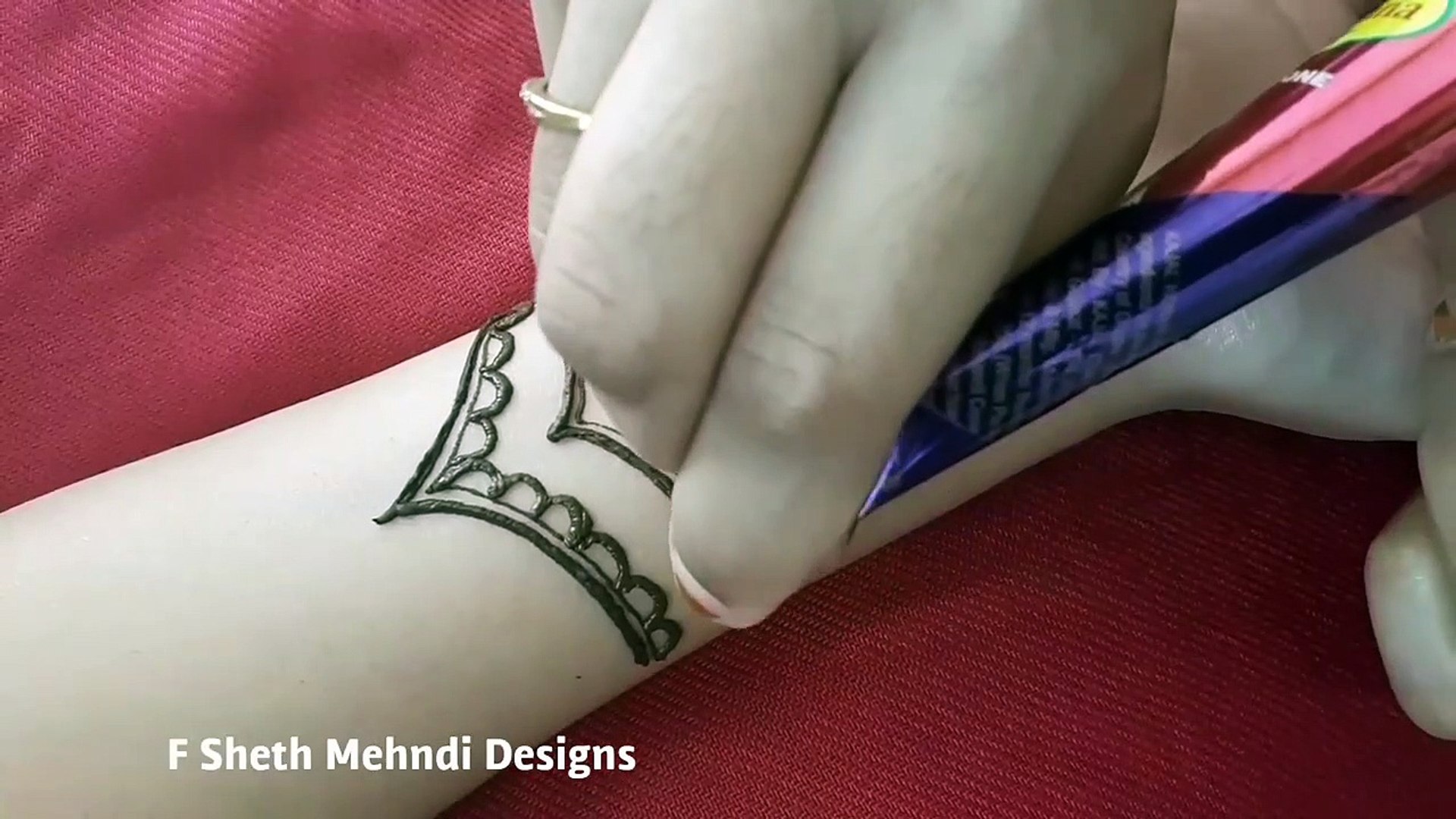 Arabic Easy Mehandi Design , HD Wallpaper & Backgrounds