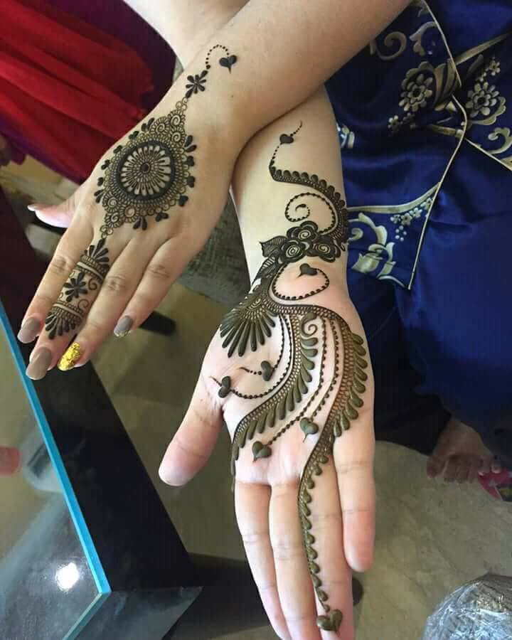 Wrist Mehndi Design For Bride Video Download Wrist - Front Hand Mehndi Design Latest 2019 , HD Wallpaper & Backgrounds