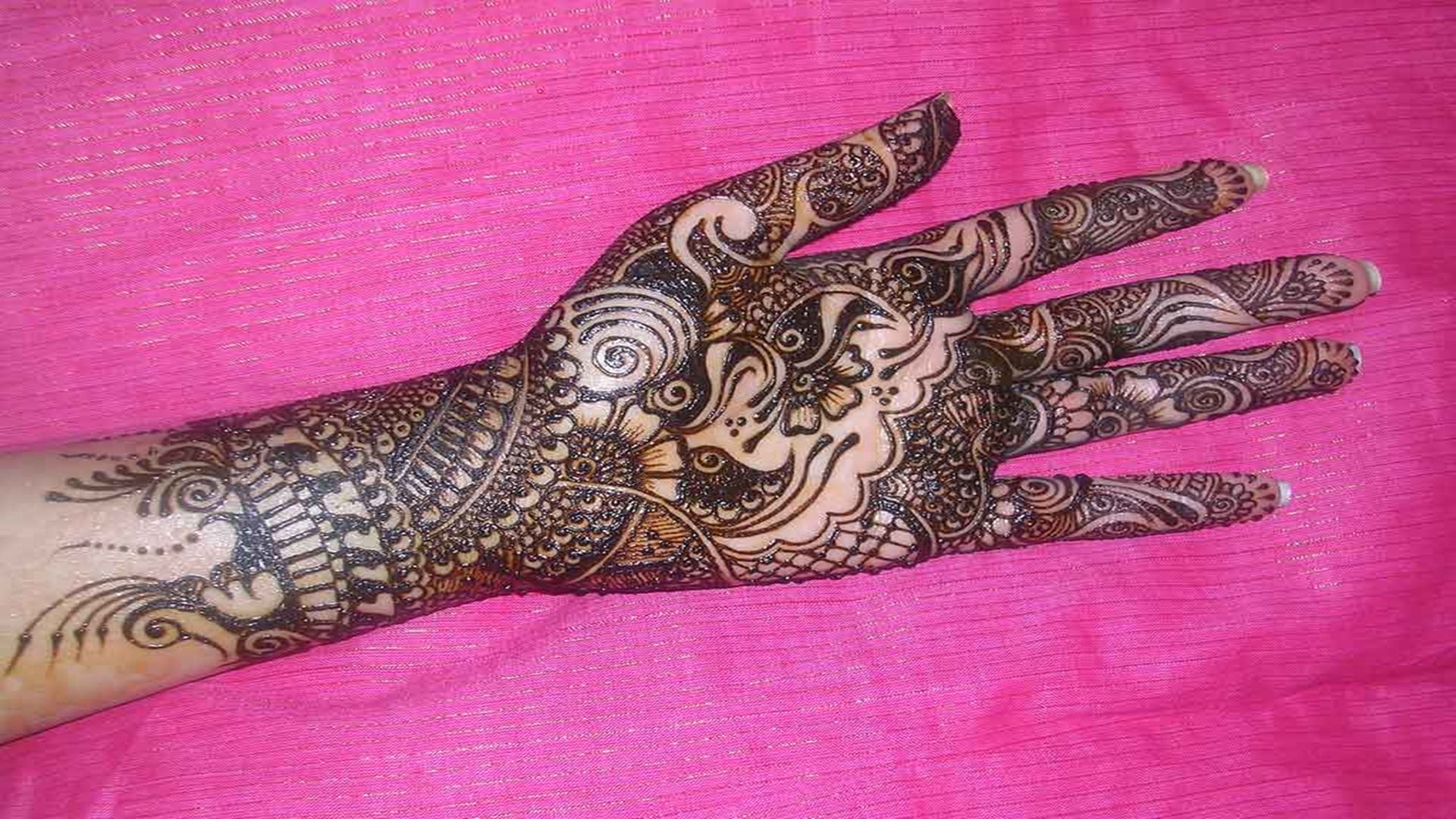 Beautiful Bridal Mehendi Designs Free Download Hd Wallpapers - Saurabh Name Wallpaper Hd , HD Wallpaper & Backgrounds