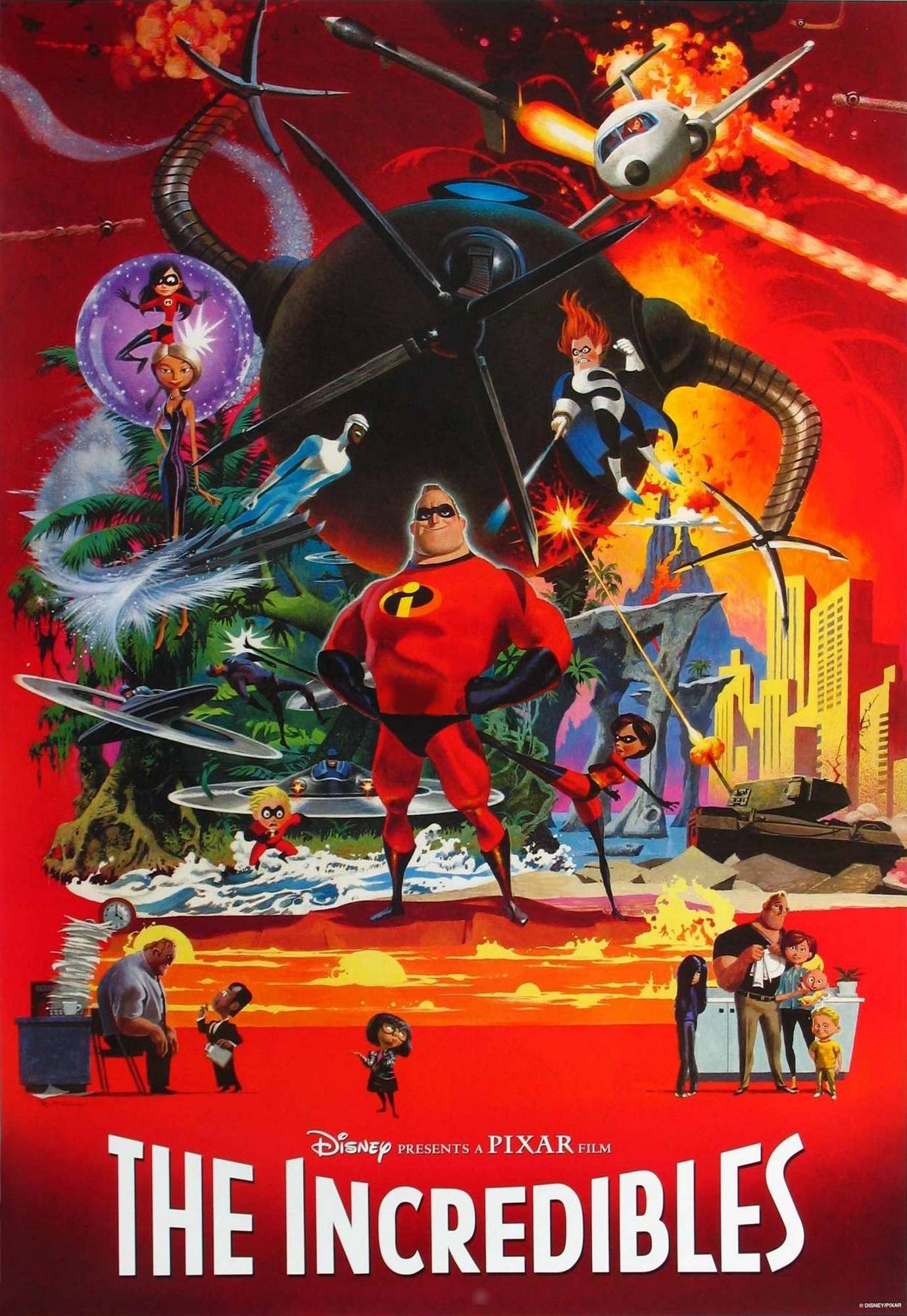 The Incredibles Movie Poster - Robert Mcginnis The Incredibles , HD Wallpaper & Backgrounds