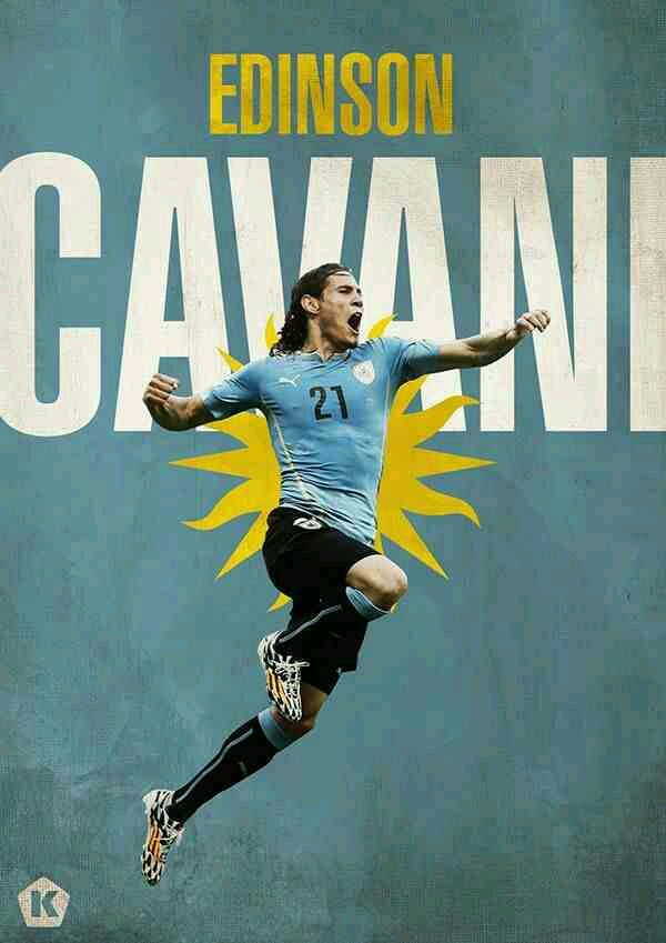 Edinson Cavani Of Uruguay Wallpaper - Cavani Uruguay , HD Wallpaper & Backgrounds