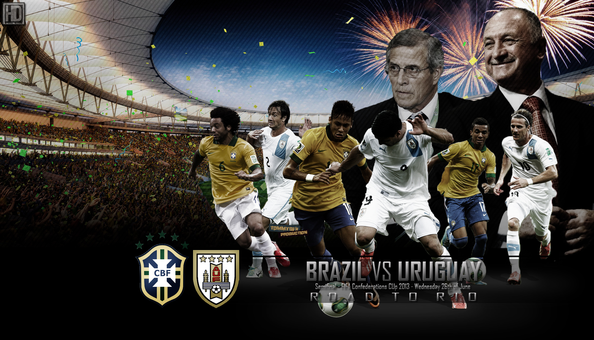 Fifa Confederations Cup - Brazil National Football Team , HD Wallpaper & Backgrounds