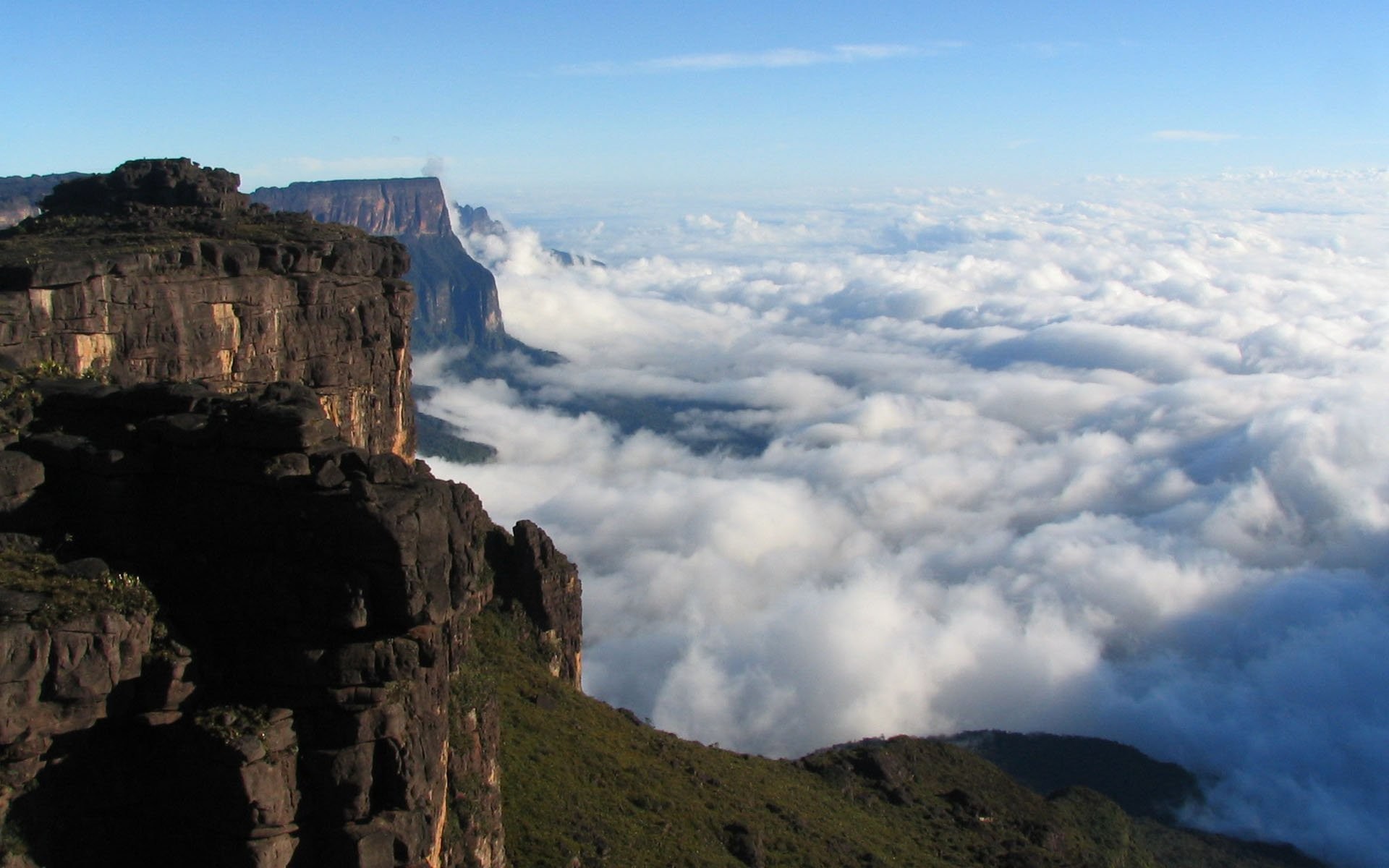 Angel Falls, Venezuela, Waterfall, Mountain, Cliff, - Venezuela Mountains , HD Wallpaper & Backgrounds