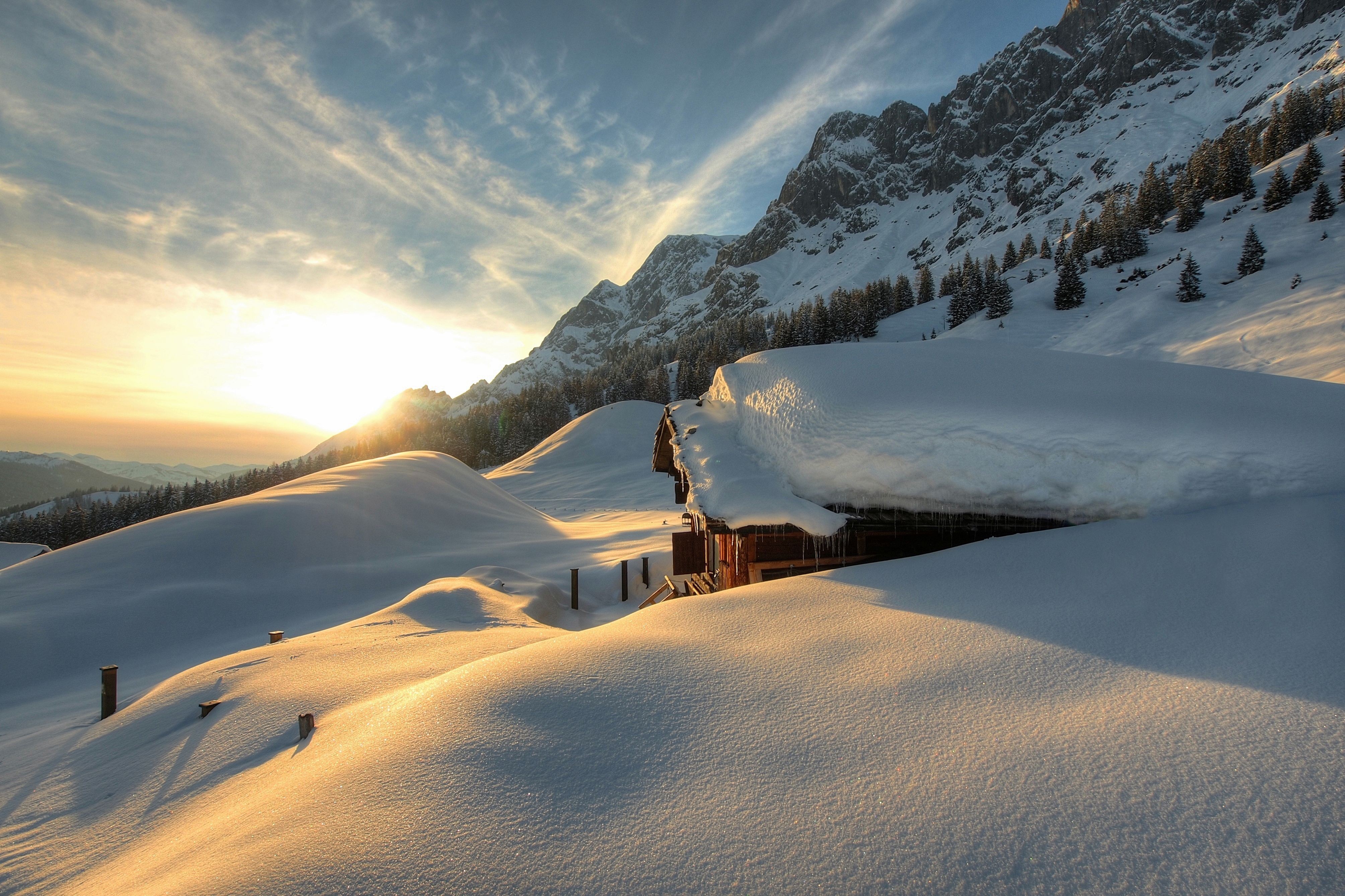 Landscapes Nature Snow Sun Austria Wallpaper - Hd Xiaomi Redmi 6a , HD Wallpaper & Backgrounds