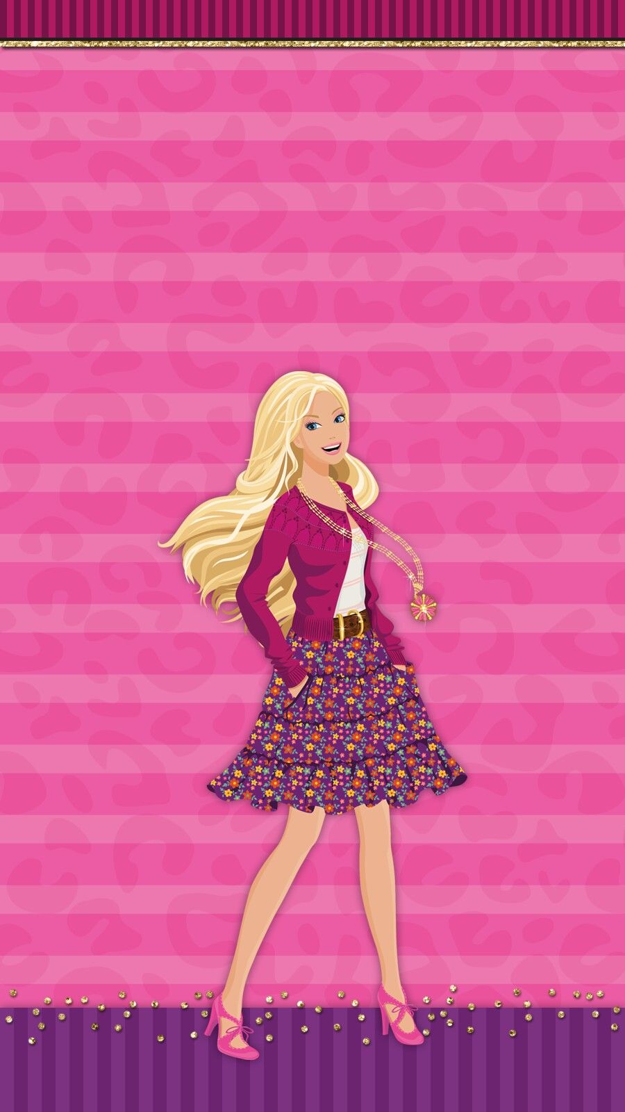 Barbie Wallpaper Iphone - Barbie Pink Wallpaper Iphone , HD Wallpaper & Backgrounds