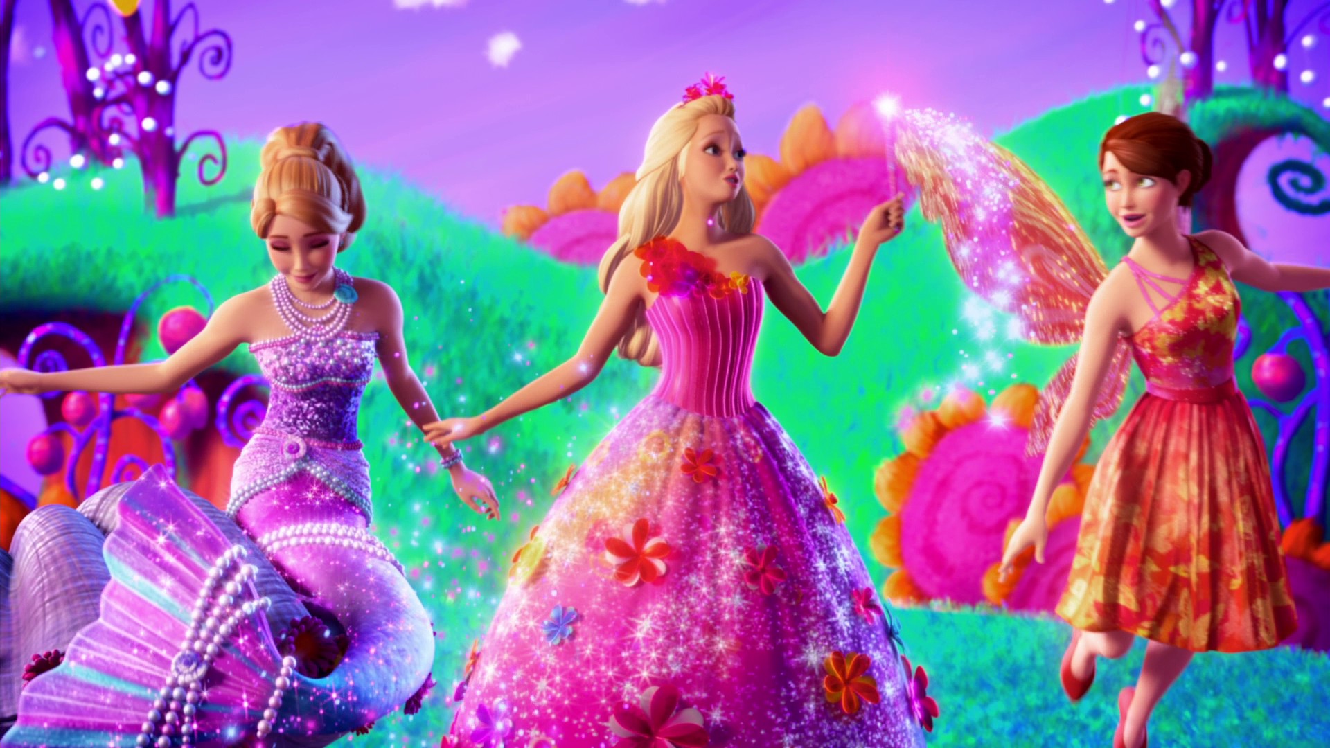 Barbie And The Secret Door Mermaids 130290 Hd Wallpaper