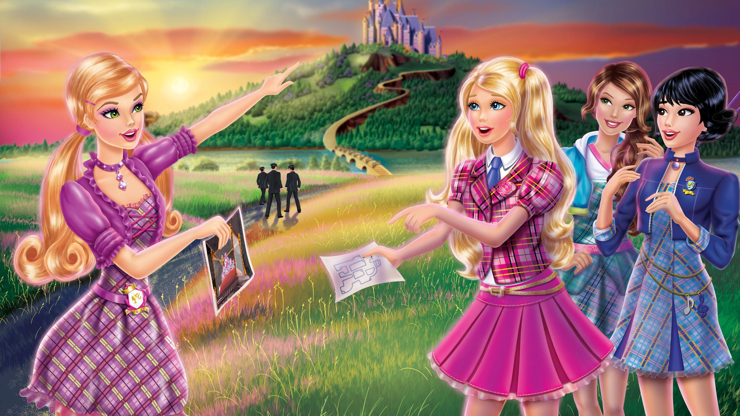 Barbie, Barbie Princess, Barbie Princess Charm School - Barbie And Charm School Princess , HD Wallpaper & Backgrounds