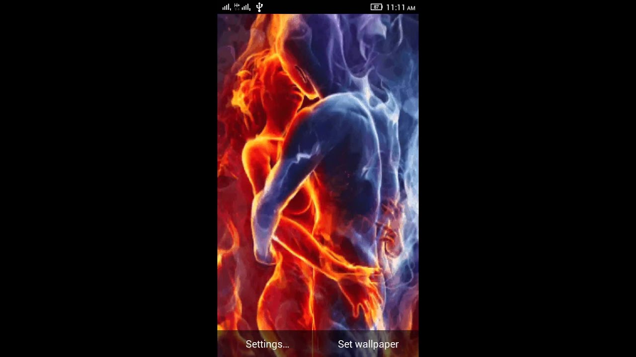 3d Kiss Live Wallpaper - Fire And Water Tornado , HD Wallpaper & Backgrounds