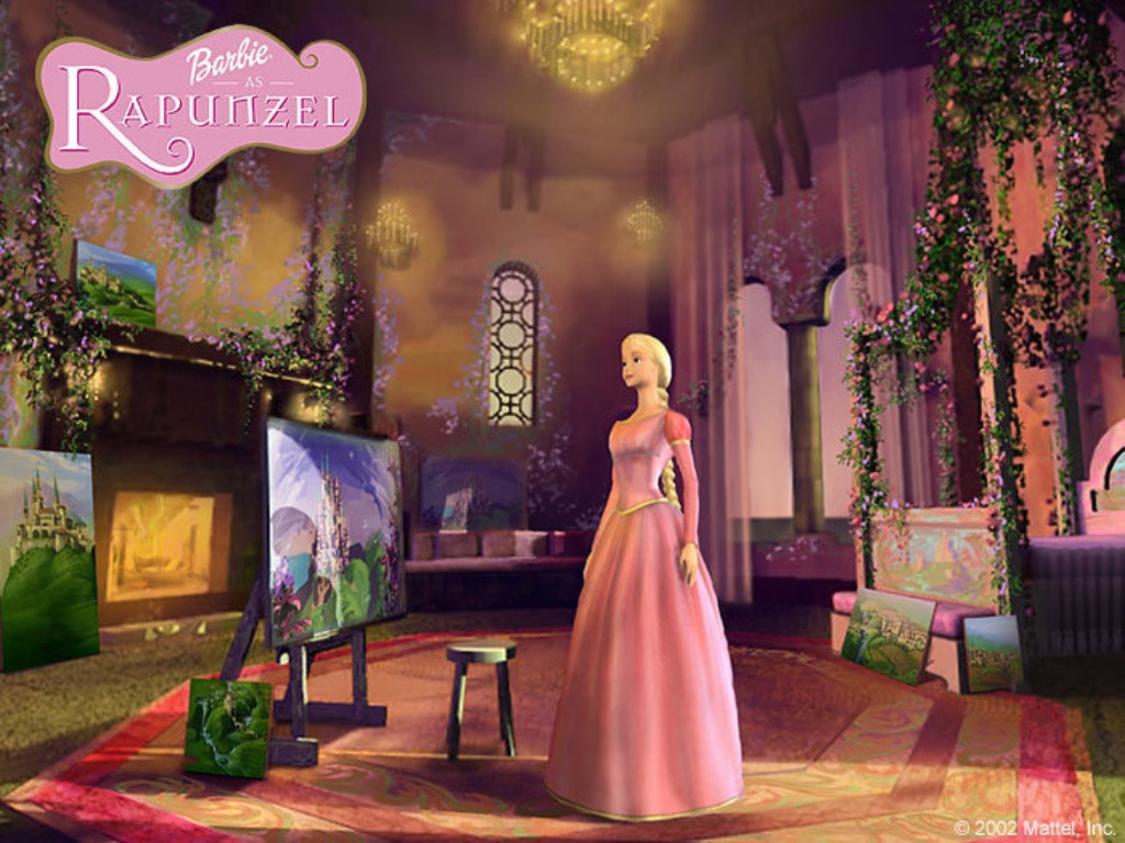 Barbie Movies Images Barbie Hd Wallpaper And Background - Barbie As Rapunzel Background , HD Wallpaper & Backgrounds