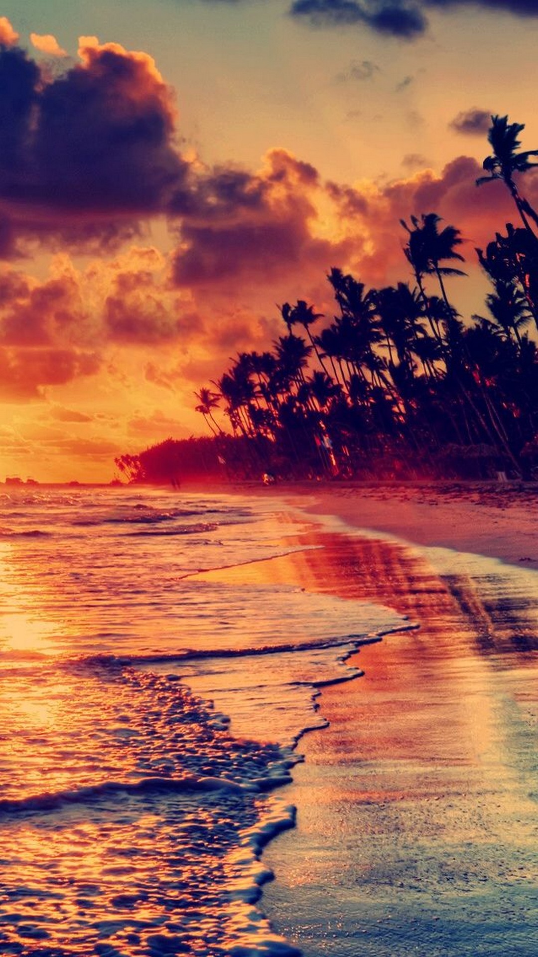 Sunset Beach Iphone 5s Wallpaper Download Beach Wallpaper