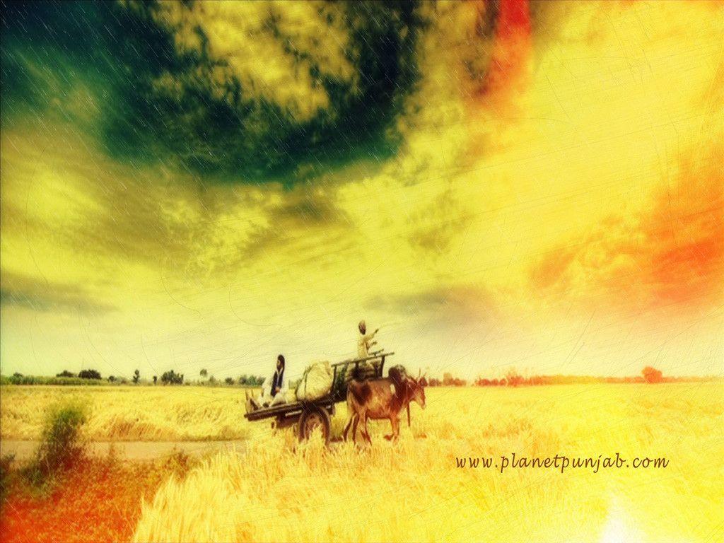 Punjabi Village Wallpaper - Punjabi Wallpaper Hd , HD Wallpaper & Backgrounds