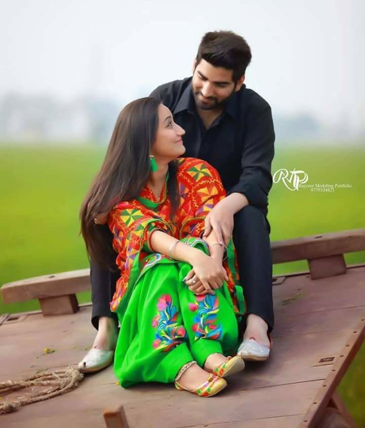 New Punjabi Couple Wallpaper - Punjabi Couple Pic Hd , HD Wallpaper & Backgrounds