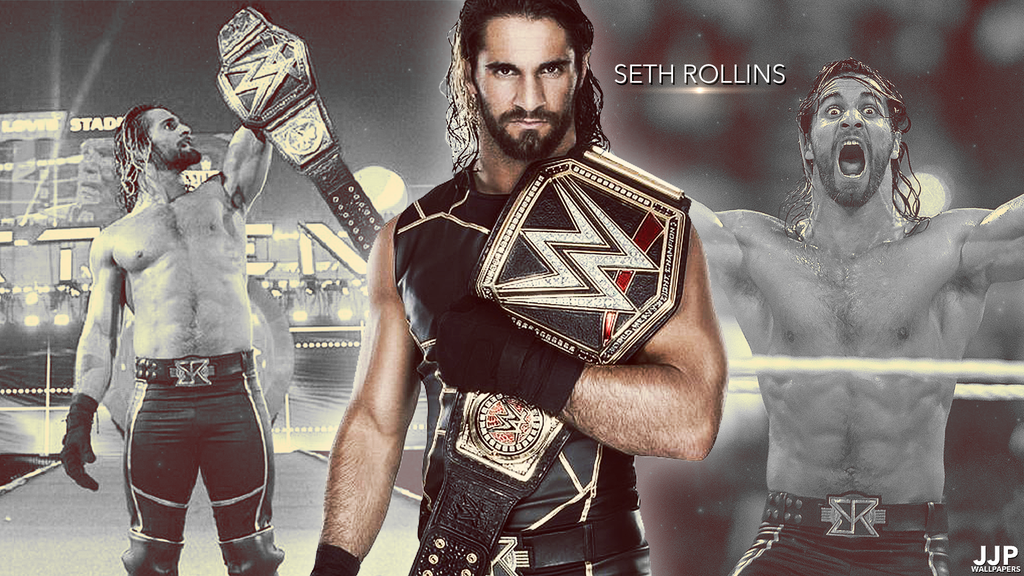 #27937 Seth Rollins Hd Wallpaper - Seth Rollins World Heavyweight Championship , HD Wallpaper & Backgrounds