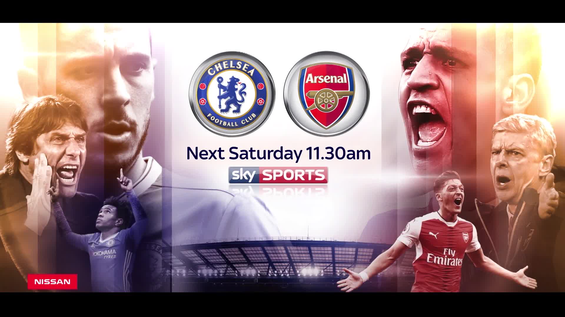 Arsenal Wallpaper 2017 - London Derby Chelsea Vs Arsenal 2017 , HD Wallpaper & Backgrounds