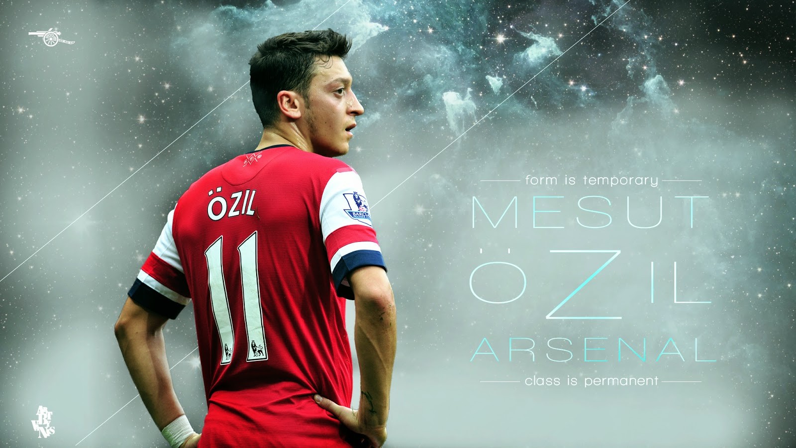 Mesut Ozil Arsenal Wallpaper Art By Vanis Download - Mesut Ozil Hd , HD Wallpaper & Backgrounds