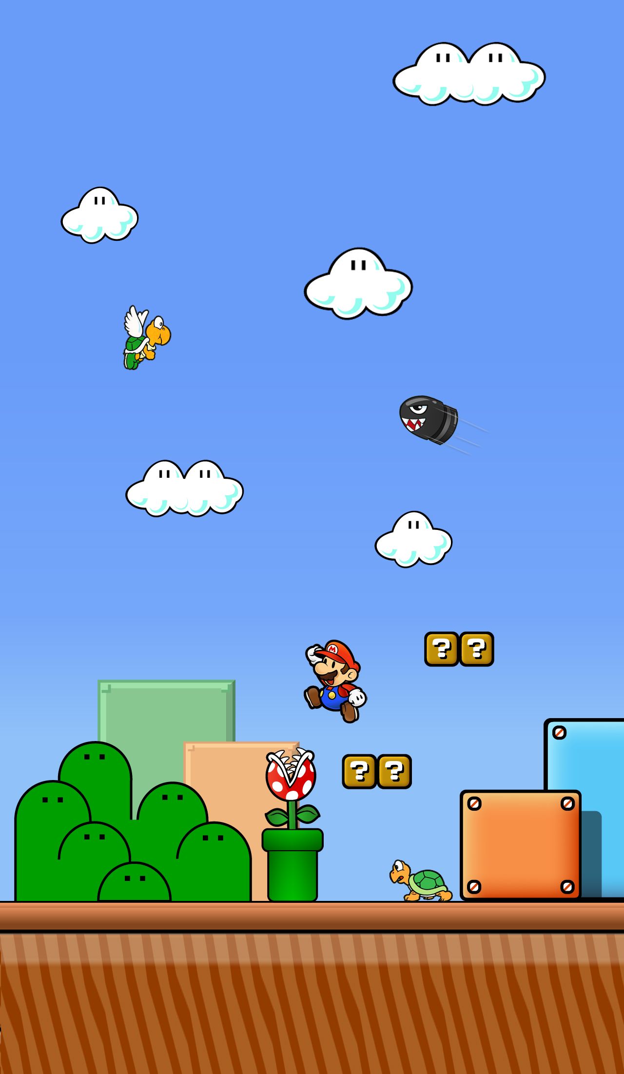 Super Mario World Wallpaper - Super Mario Wallpaper Iphone , HD Wallpaper & Backgrounds