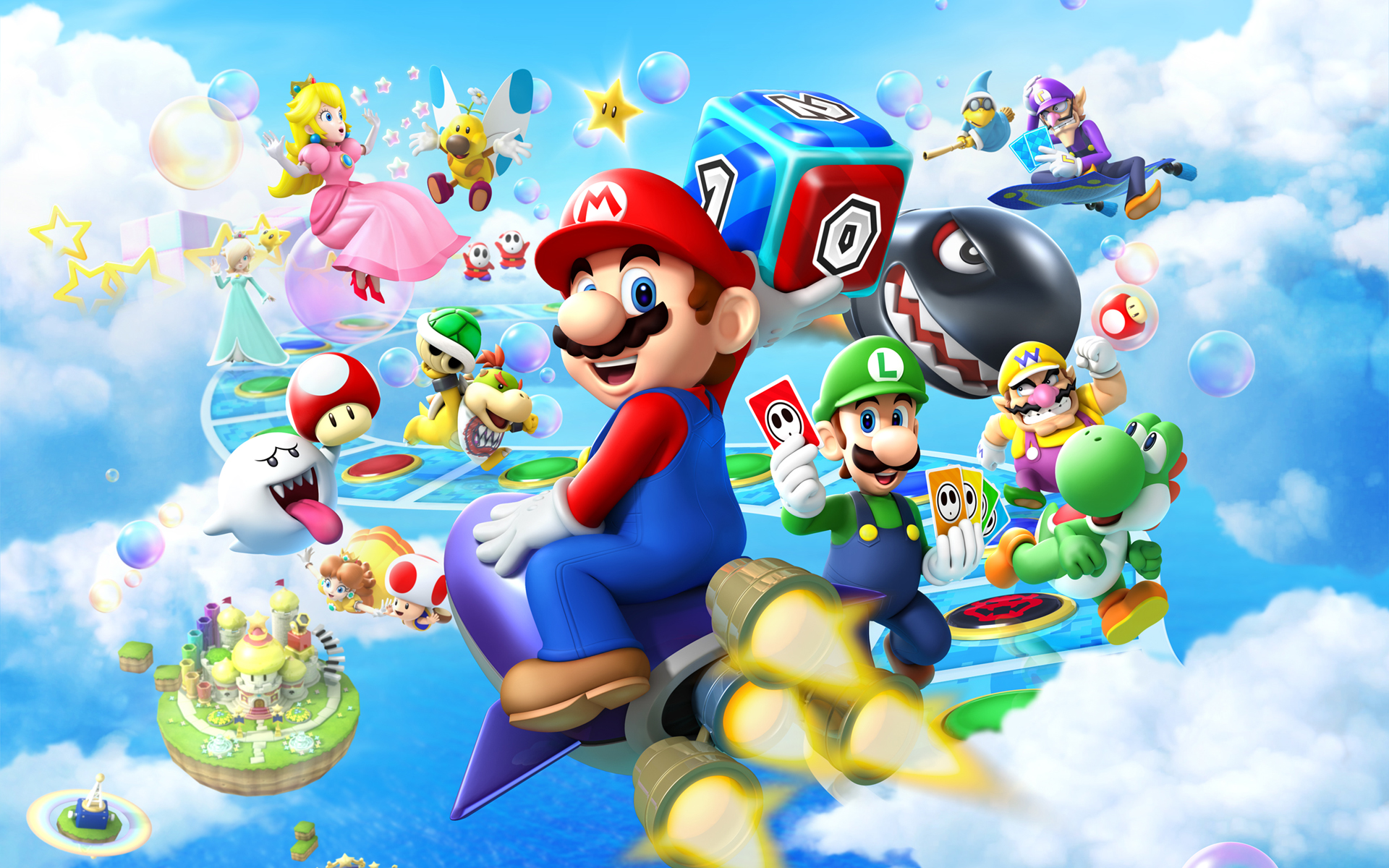 Mario Hd Wallpaper - Mario Party Island Tour , HD Wallpaper & Backgrounds