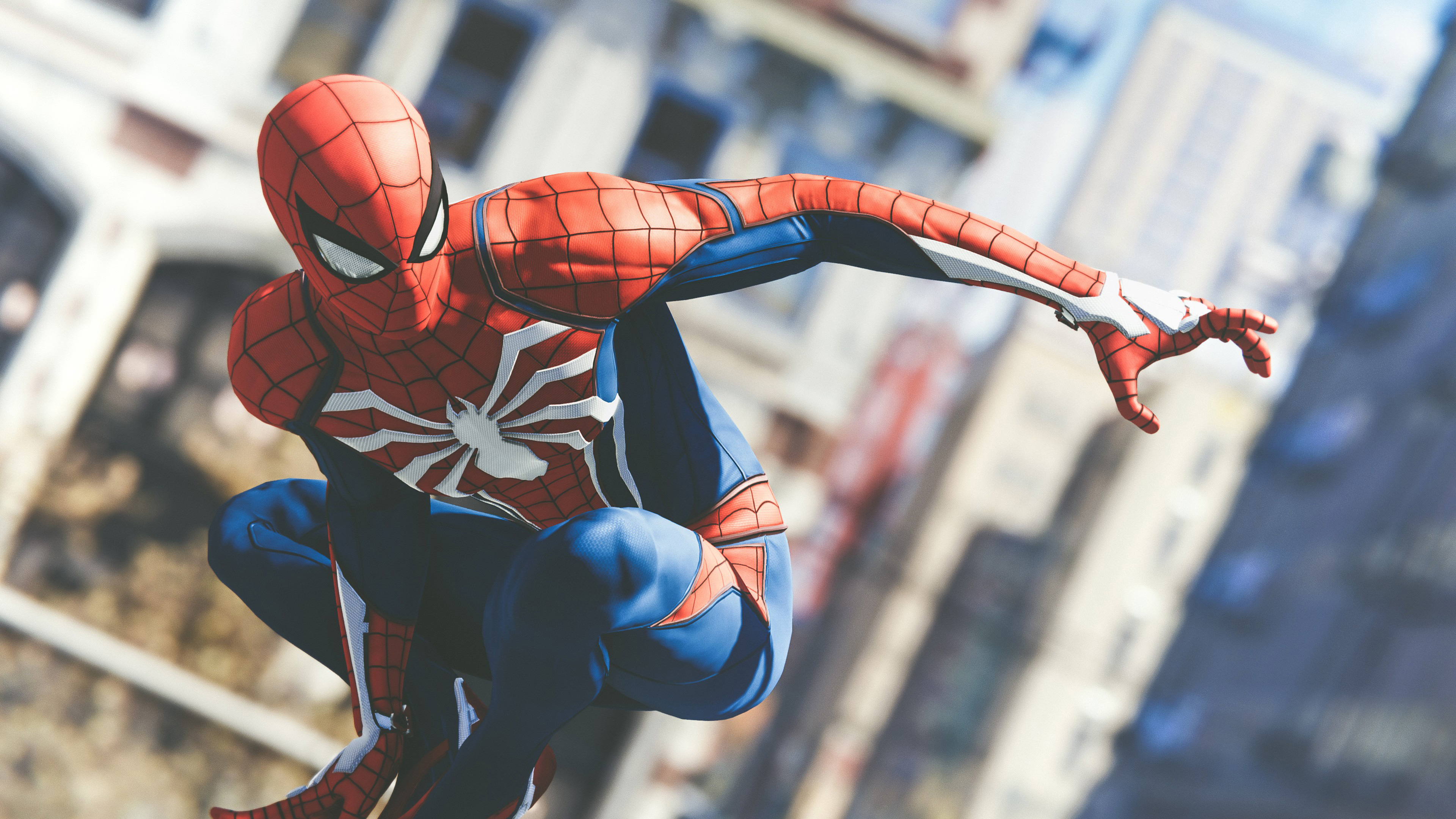 Marvel's Spider Man 4k Wallpaper - Spider Man Ps4 4k , HD Wallpaper & Backgrounds