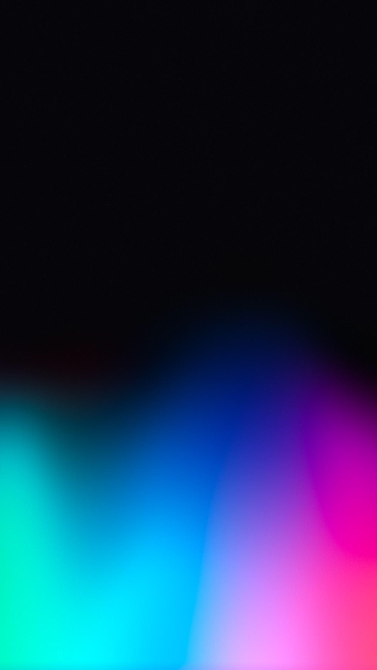 Dark Rainbow Wallpaper - Apple Iphone X Wallpaper Black , HD Wallpaper & Backgrounds