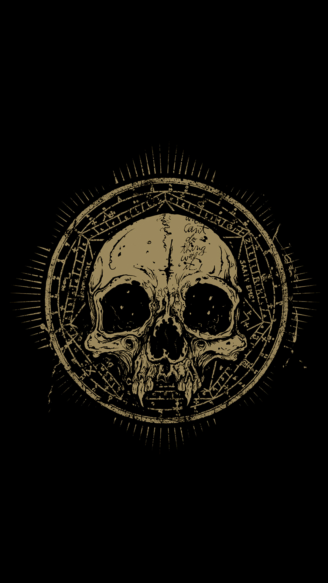 Gold Skull Wallpaper - Iphone Wallpaper Skull , HD Wallpaper & Backgrounds