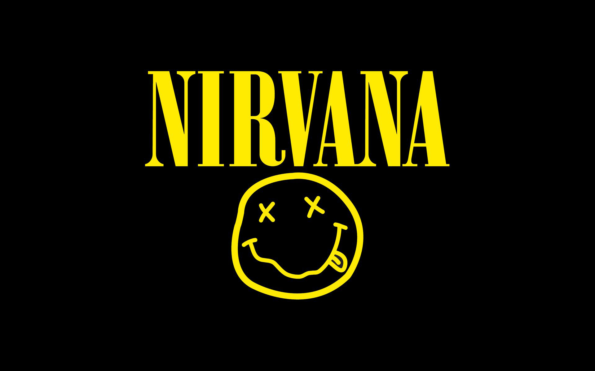 Nirvana Logo Vector Desktop Wallpaper - Nirvana Logo , HD Wallpaper & Backgrounds