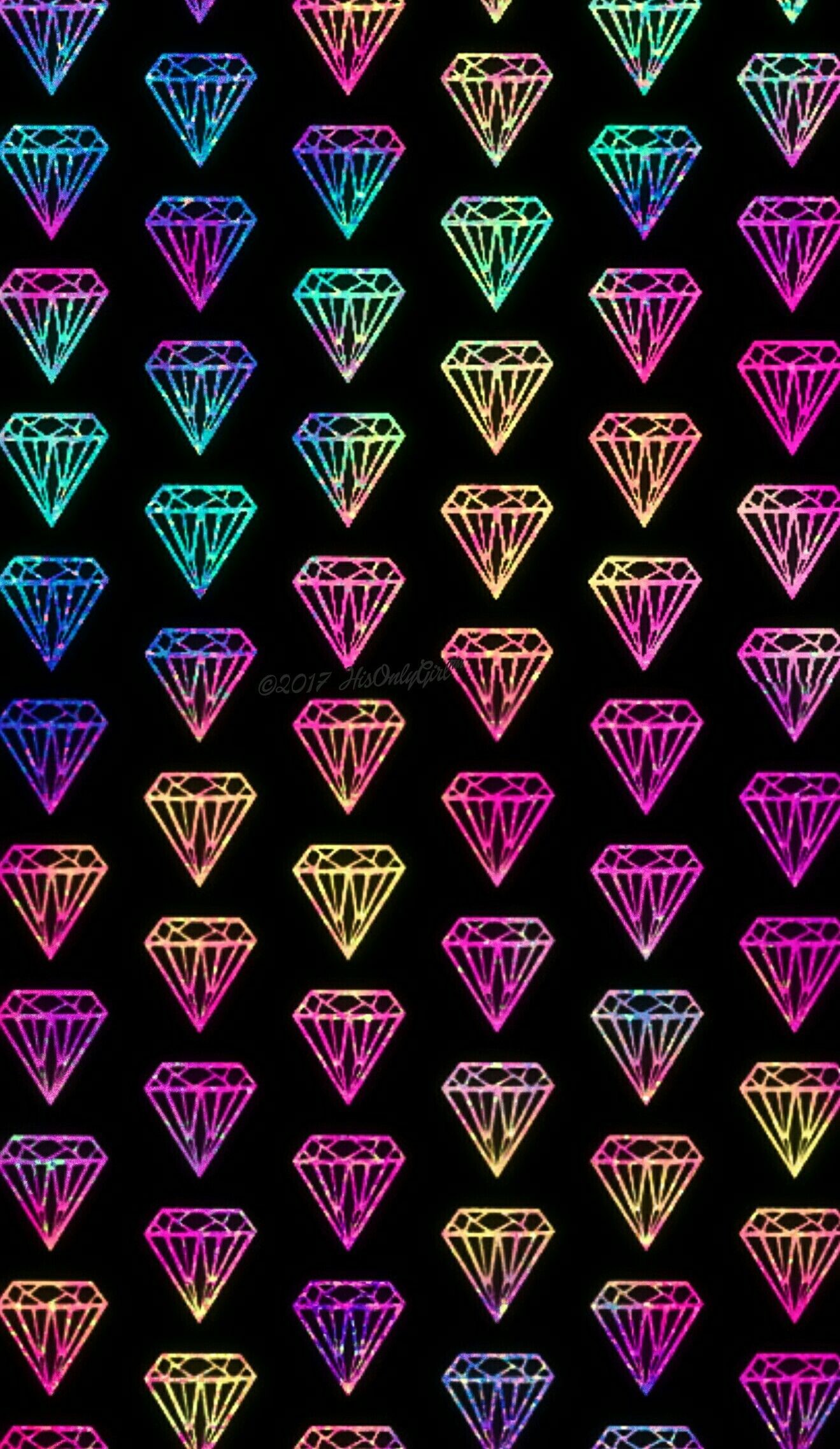 Galaxy Diamond Rainbow Background , HD Wallpaper & Backgrounds