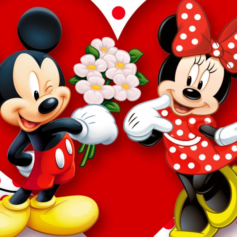 10 Most Popular Mickey Mouse And Minnie Mouse Wallpapers - Mickey Mouse With Minnie Mouse , HD Wallpaper & Backgrounds